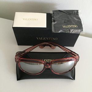 Valentino Cat-Eye Acetate Frame Sunglasses